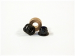 87042 - SPRING 4.9X8X7MM AND WASHER 4.3X10X1.0MM (HEX HOLE/BLACK) SET